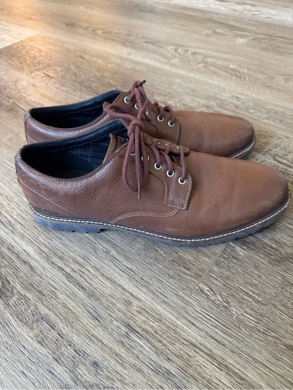 Cole Haan Brown Leather Derby Shoes